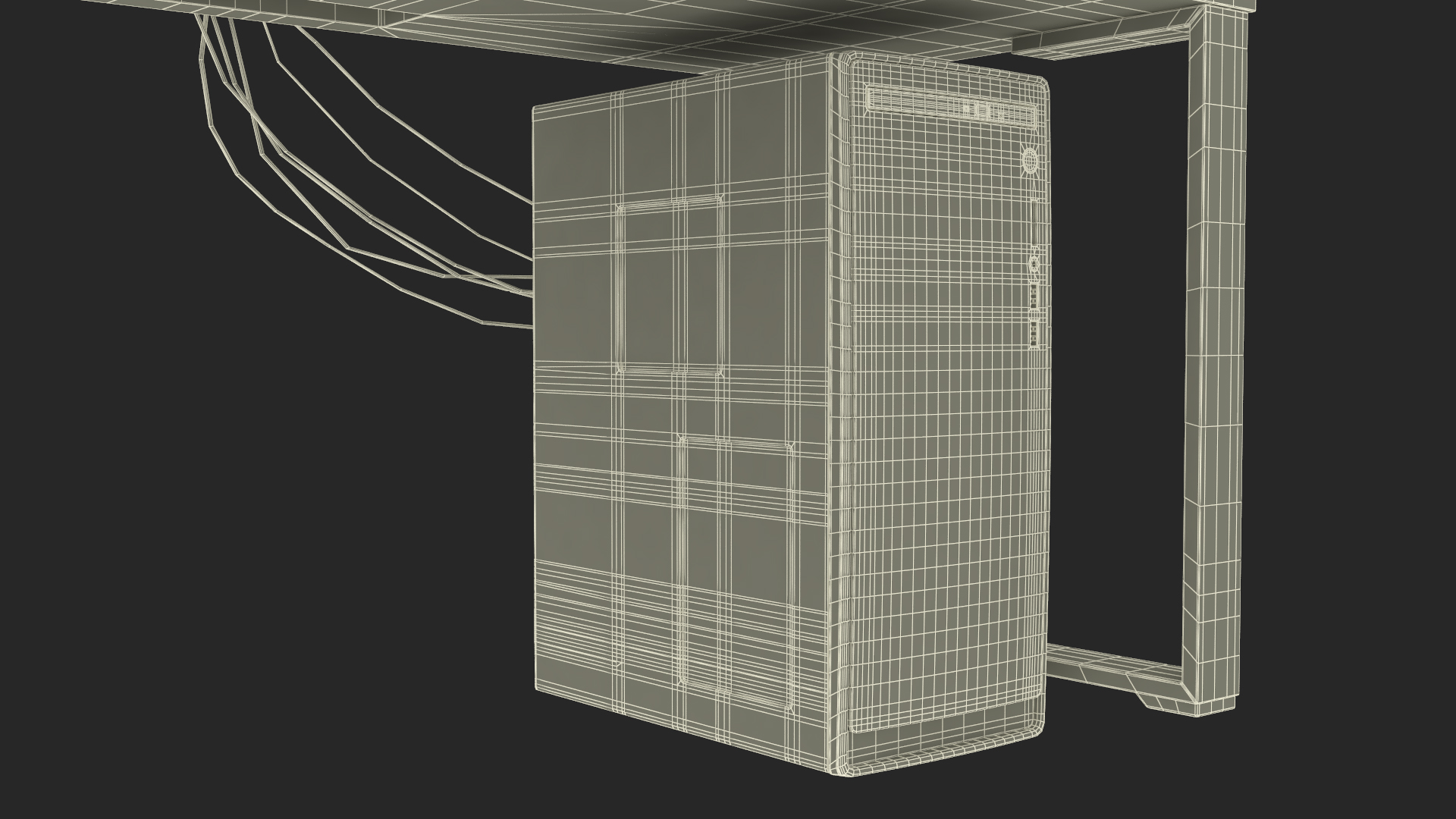 3D model Disabled Factory Computer