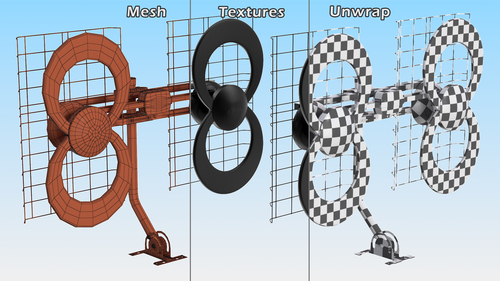 3D model Antennas Direct Clearstream 4 TV Antenna