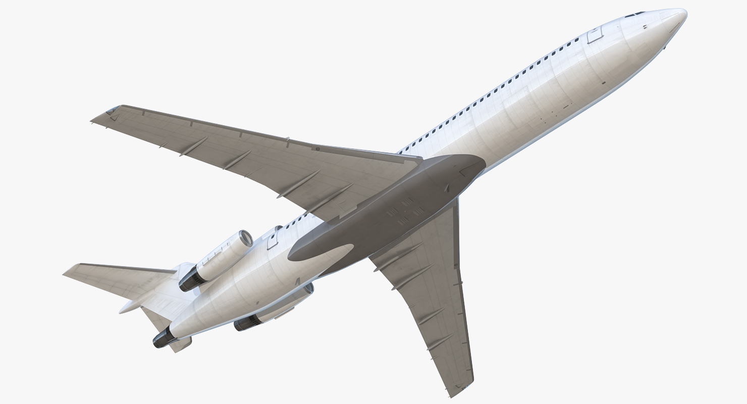 Boeing 727 200 Generic Rigged 3D model