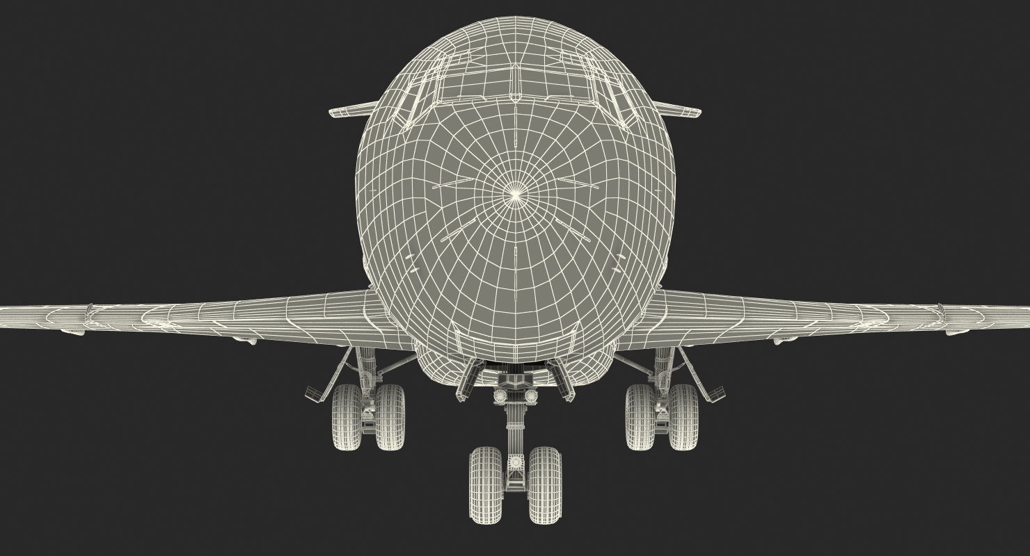 Boeing 727 200 Generic Rigged 3D model