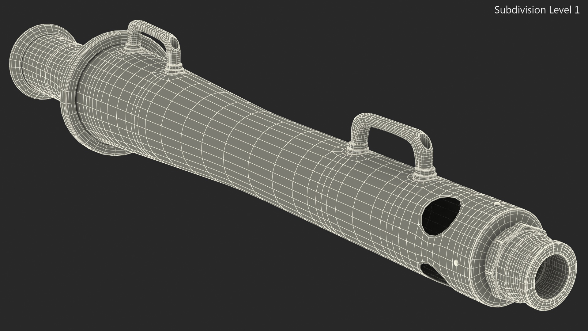 3D Big HiCombat Low Expansion Foam Branchpipes model