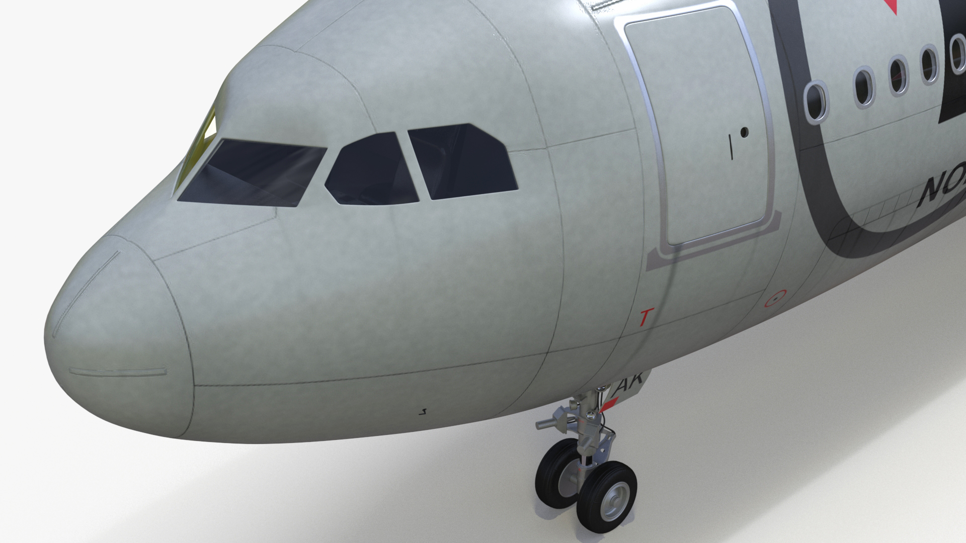 Airbus A330-200 Northwest Airlines 3D model