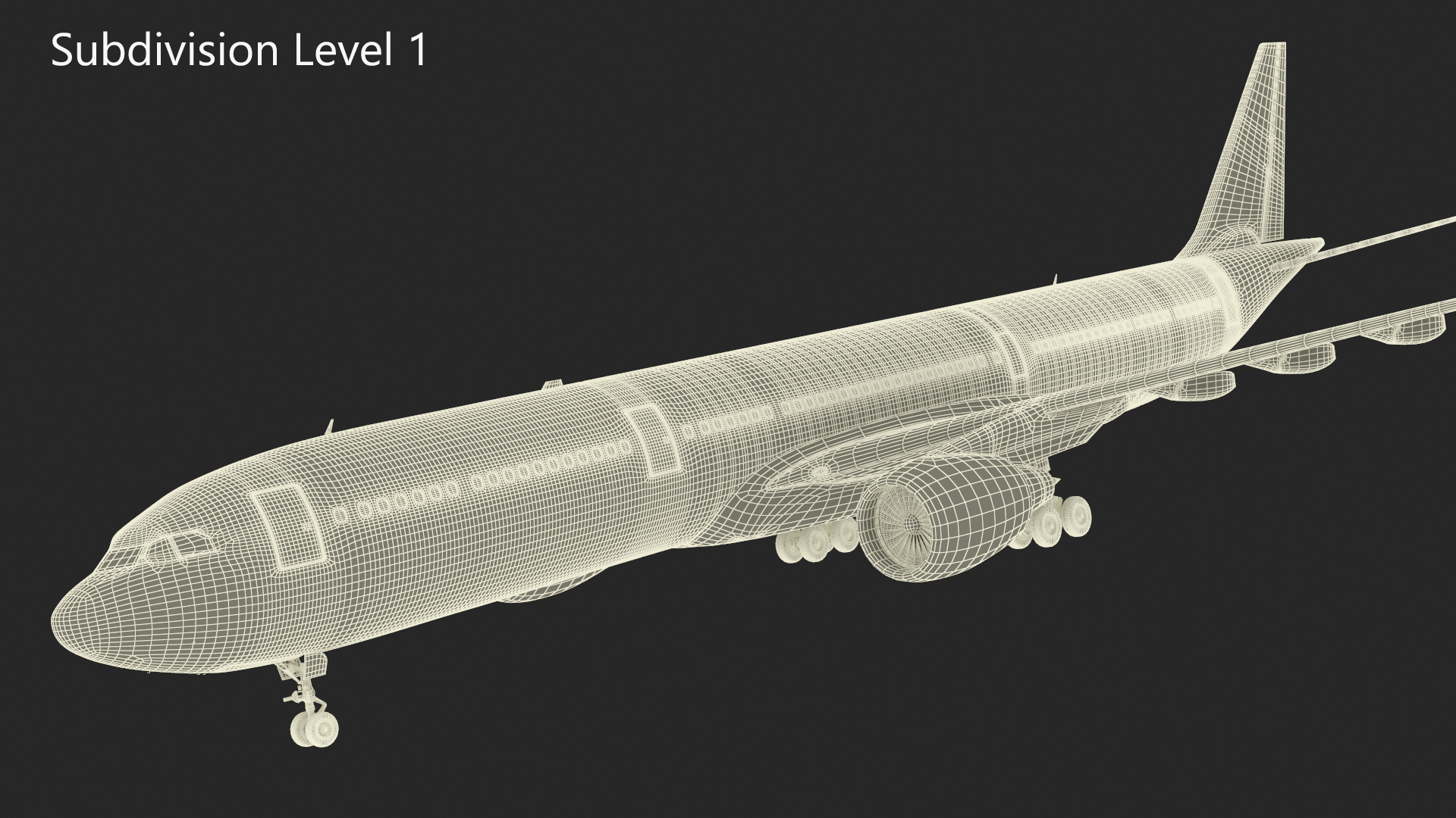 Airbus A330-200 Northwest Airlines 3D model