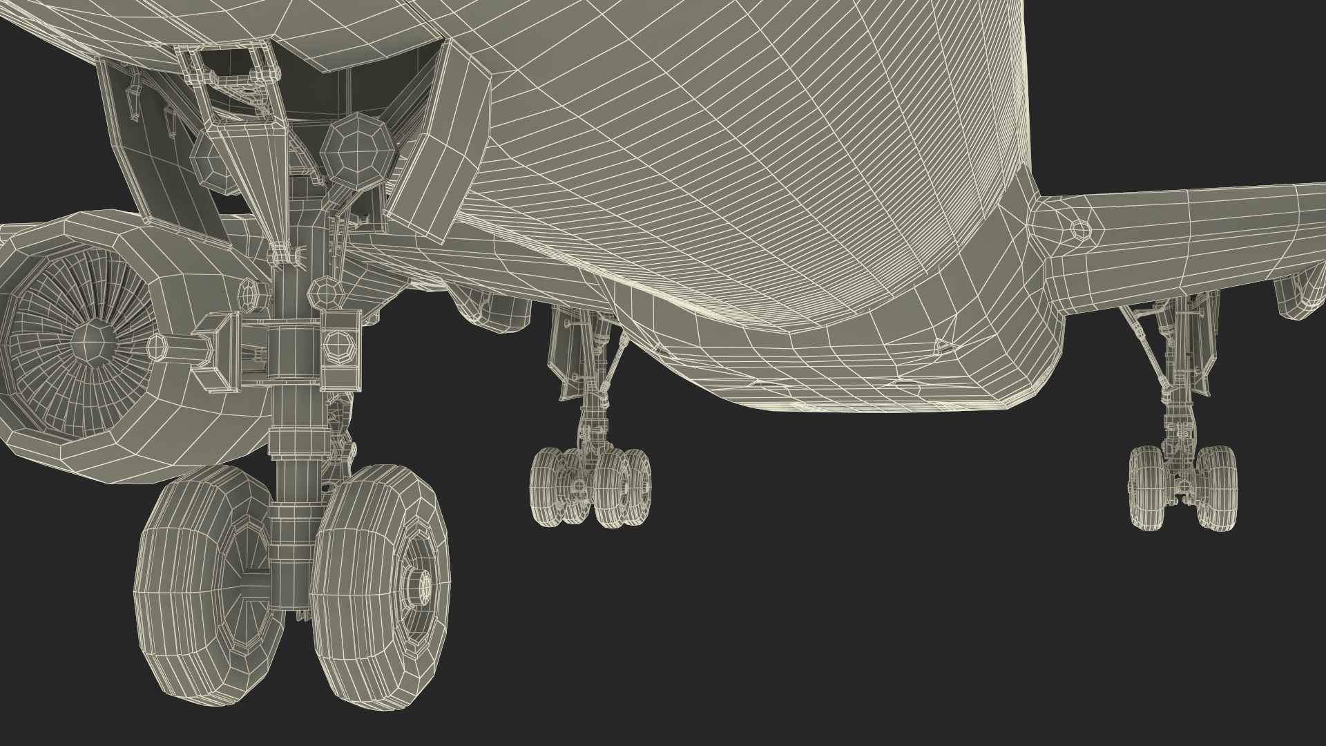 Airbus A330-200 Northwest Airlines 3D model