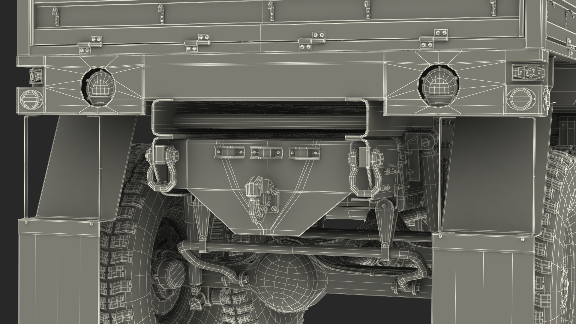 Oshkosh FMTV Camouflage Cargo Truck 6x6 3D model