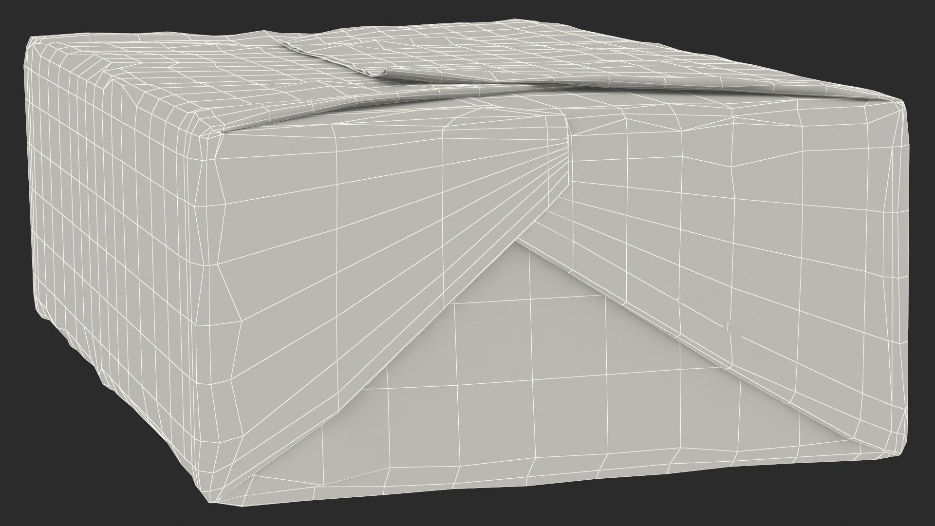 Butter Block in Metallic Foil 3D model