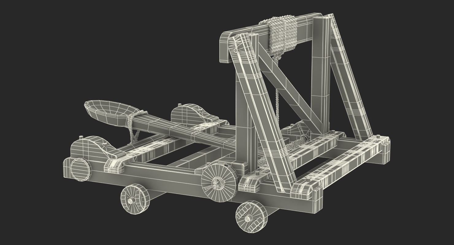 Medieval Catapult 3D