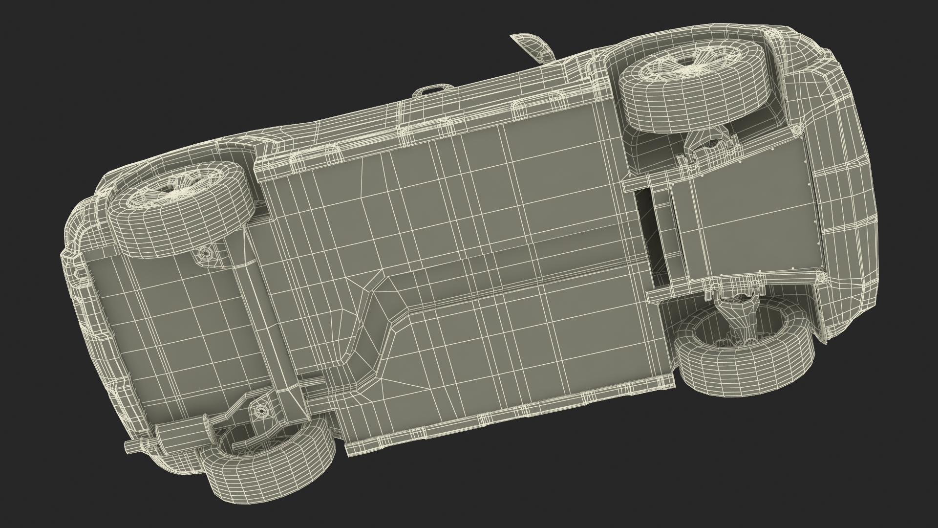 3D Dacia Duster 2024 Crossover Simplified Gray model