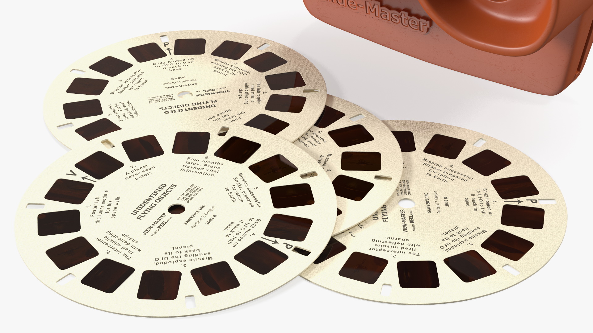 3D model Vintage View-Master with Reels