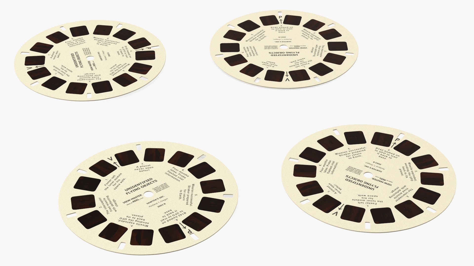 3D model Vintage View-Master with Reels