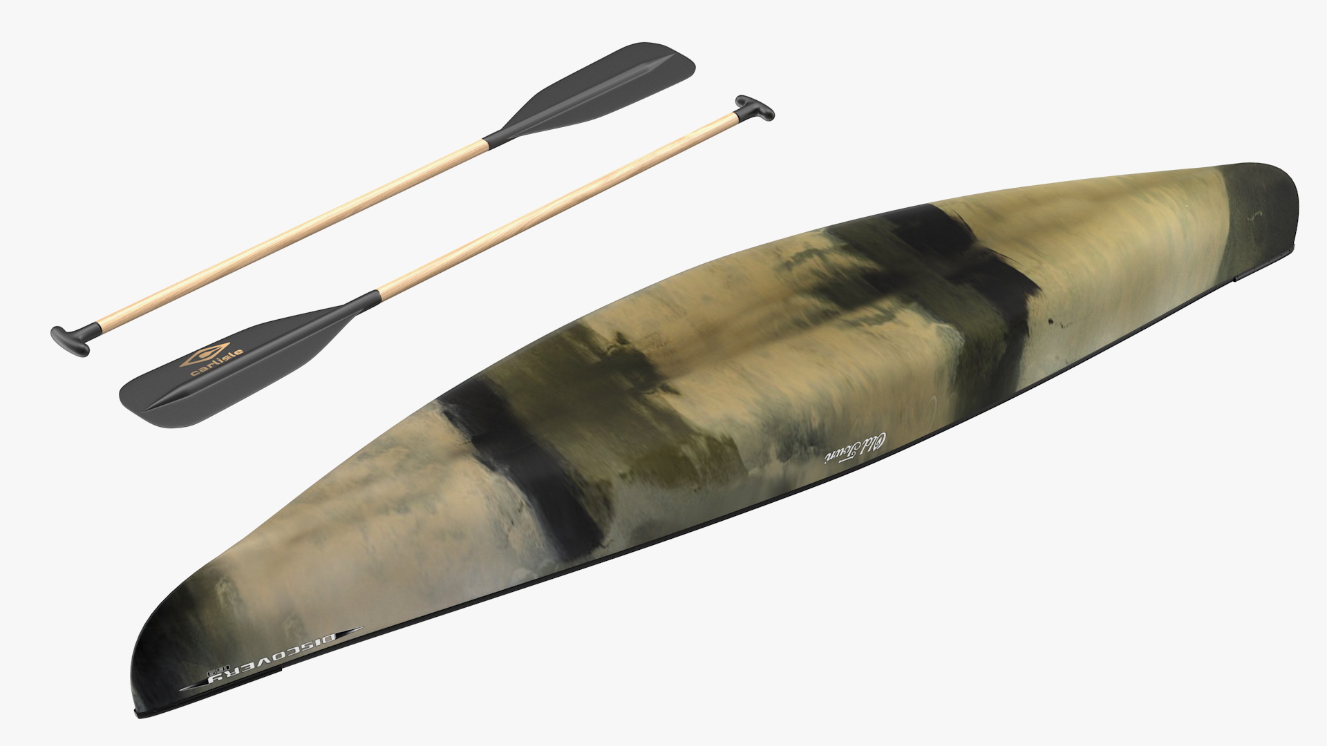 Old Town Discovery 169 Tripping Canoe Camo 3D