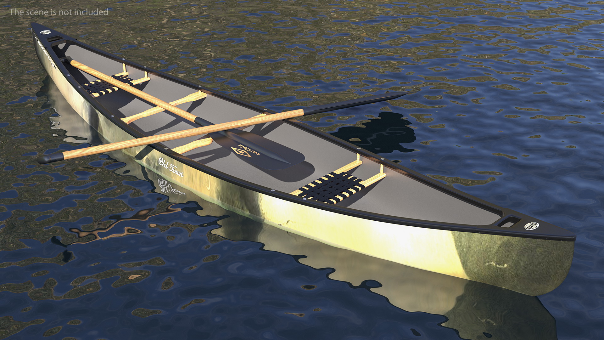 Old Town Discovery 169 Tripping Canoe Camo 3D