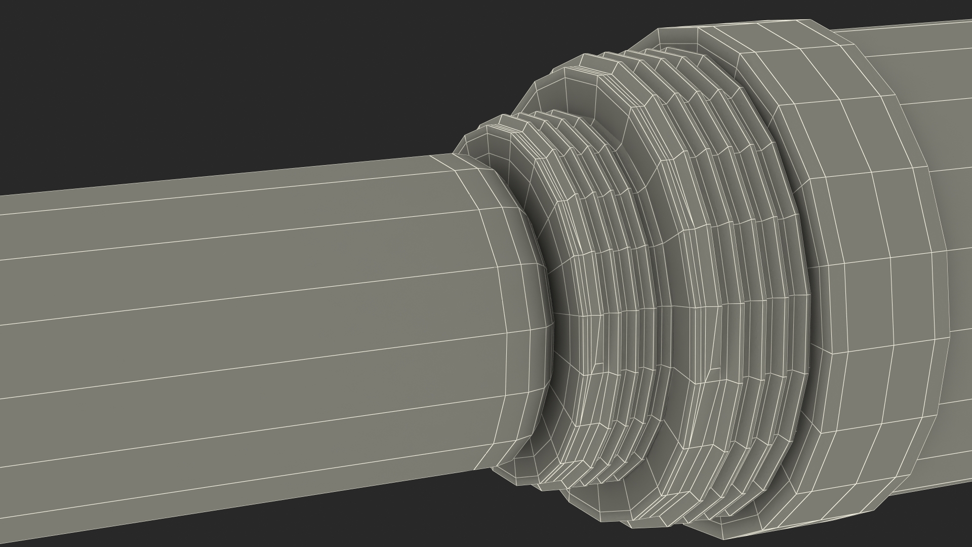 Lever Barrel Drum Hand Pump Rigged 3D model