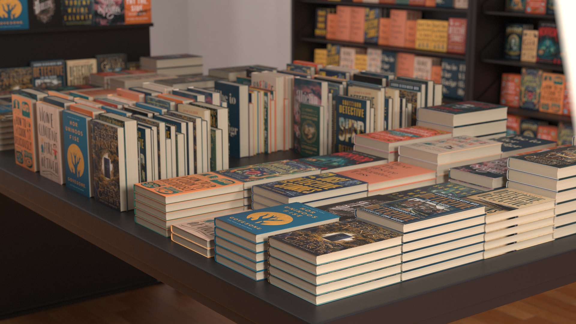 Book Store Interior 3D model