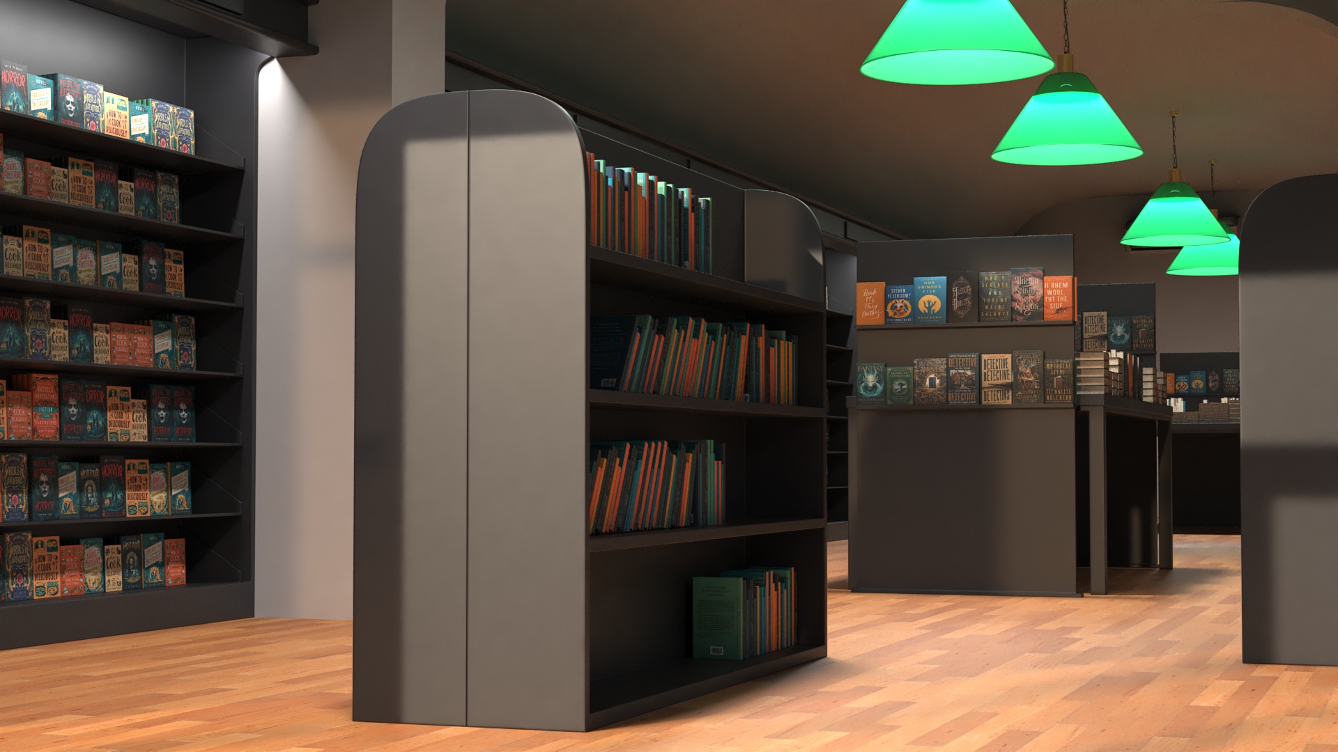 Book Store Interior 3D model