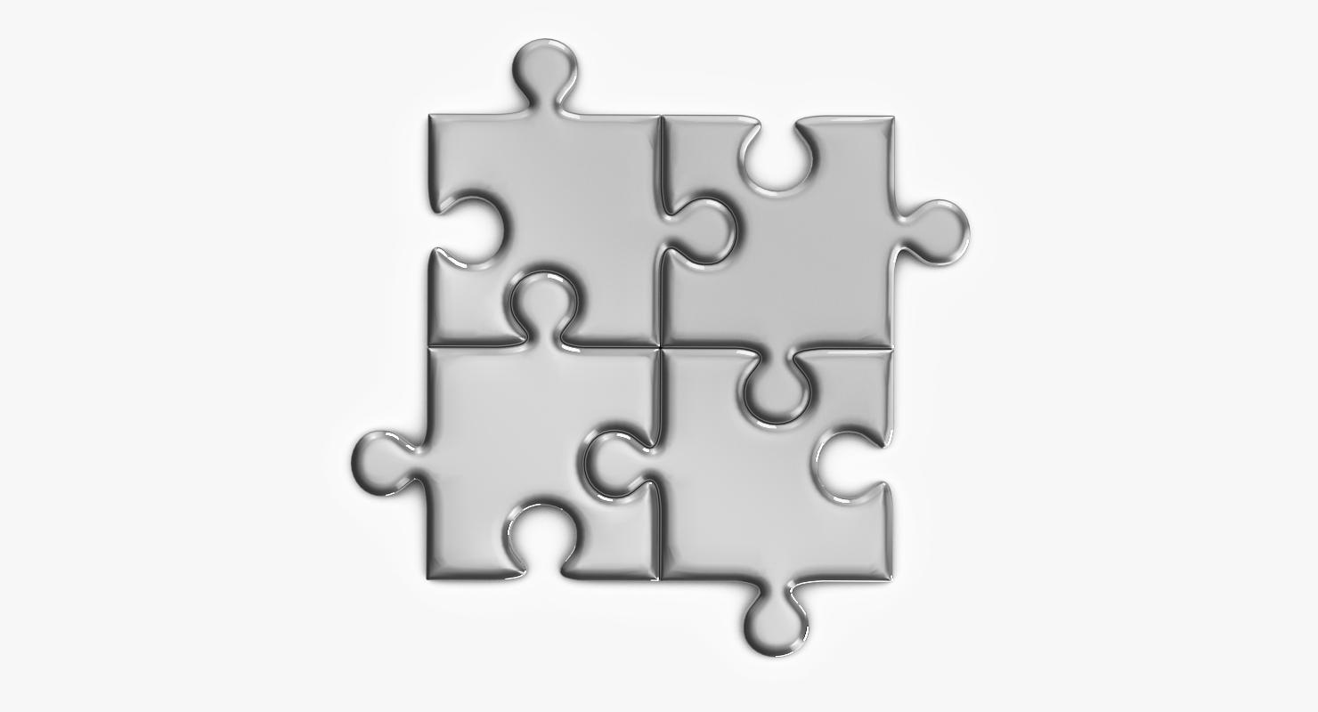 3D model Puzzle Template