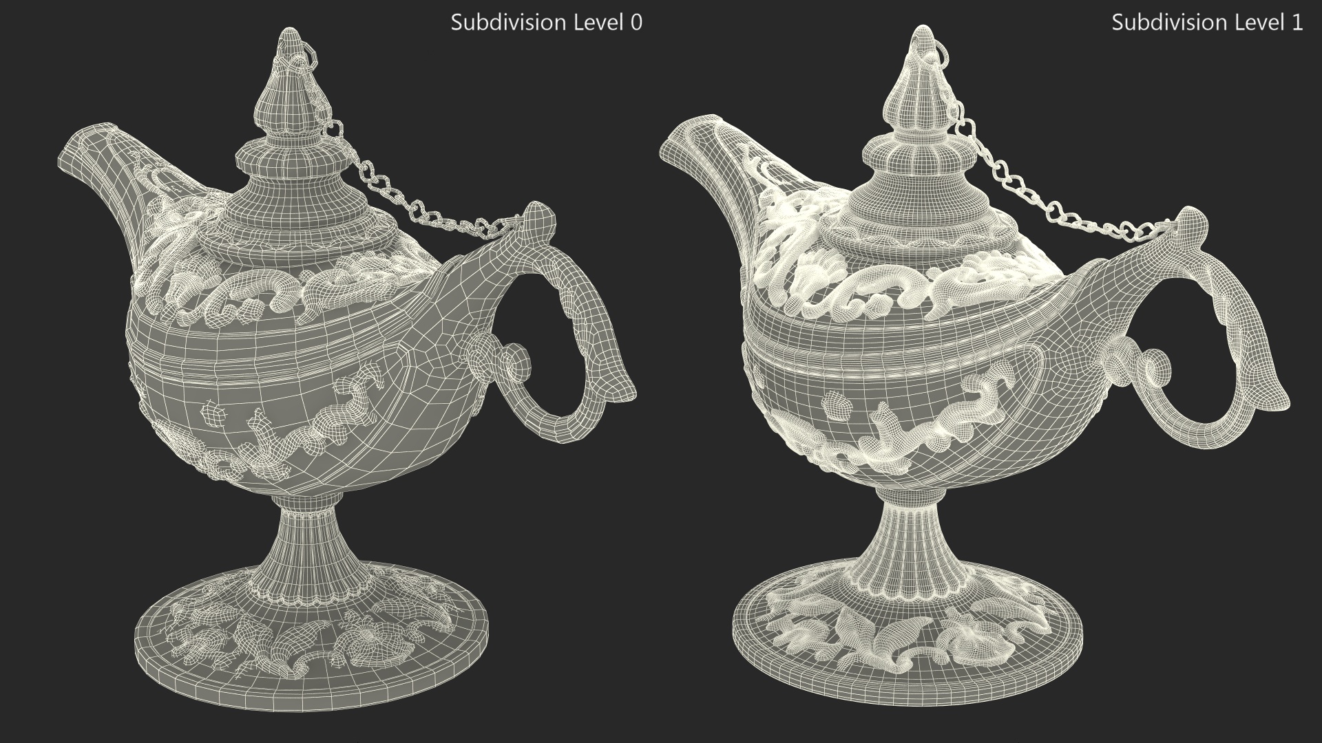 Magic Lamp Red 3D model