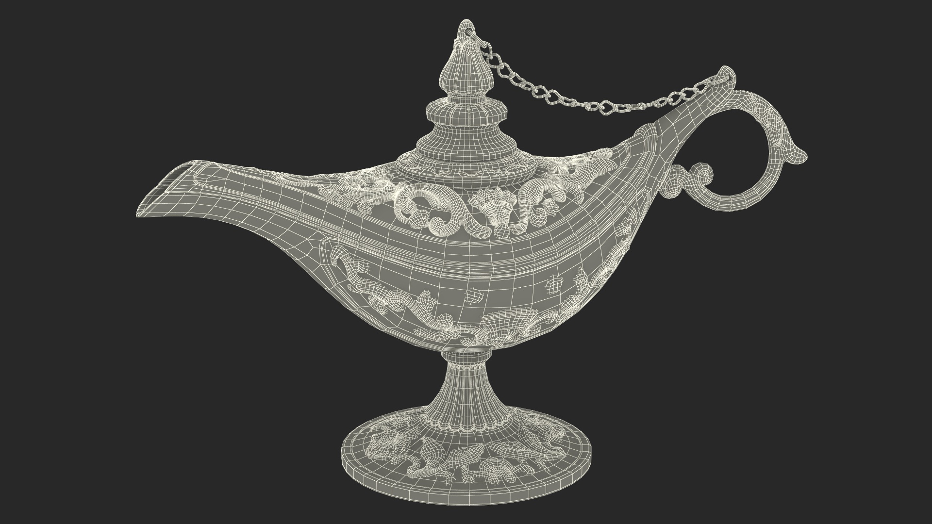 Magic Lamp Red 3D model