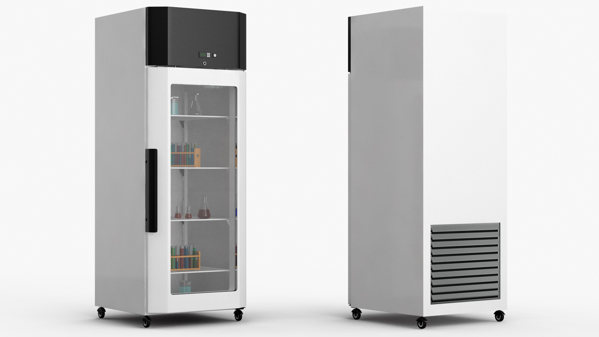 3D Cooled Lab Incubator 570L with Test Tubes