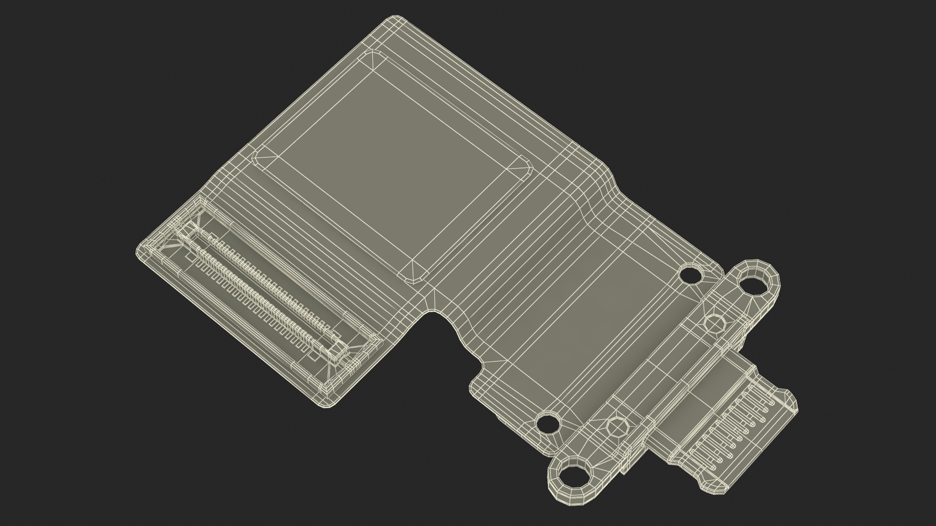 3D 12 9 iPad Pro USB C Port Module