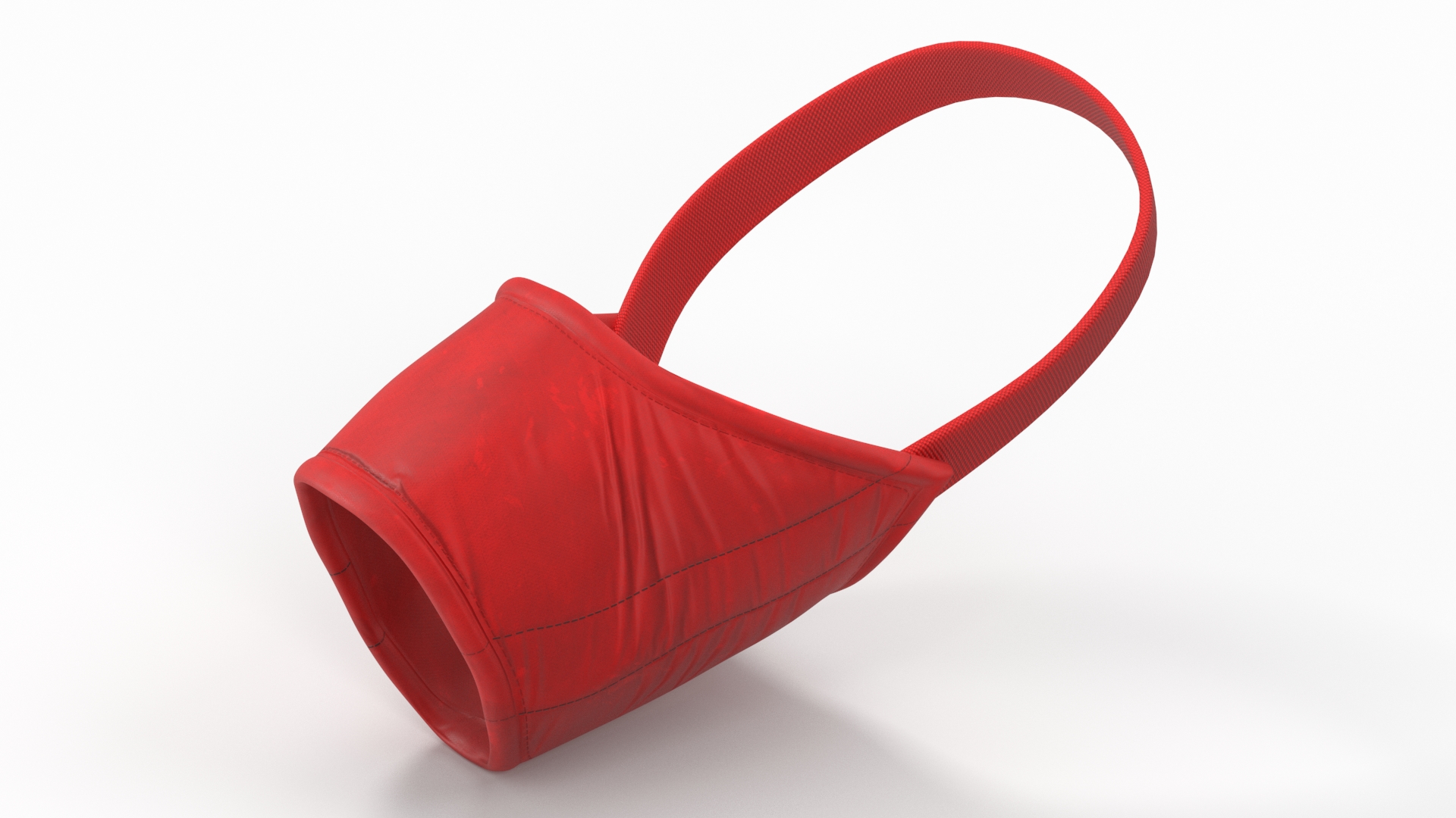 3D model Nylon Dog Muzzle Red