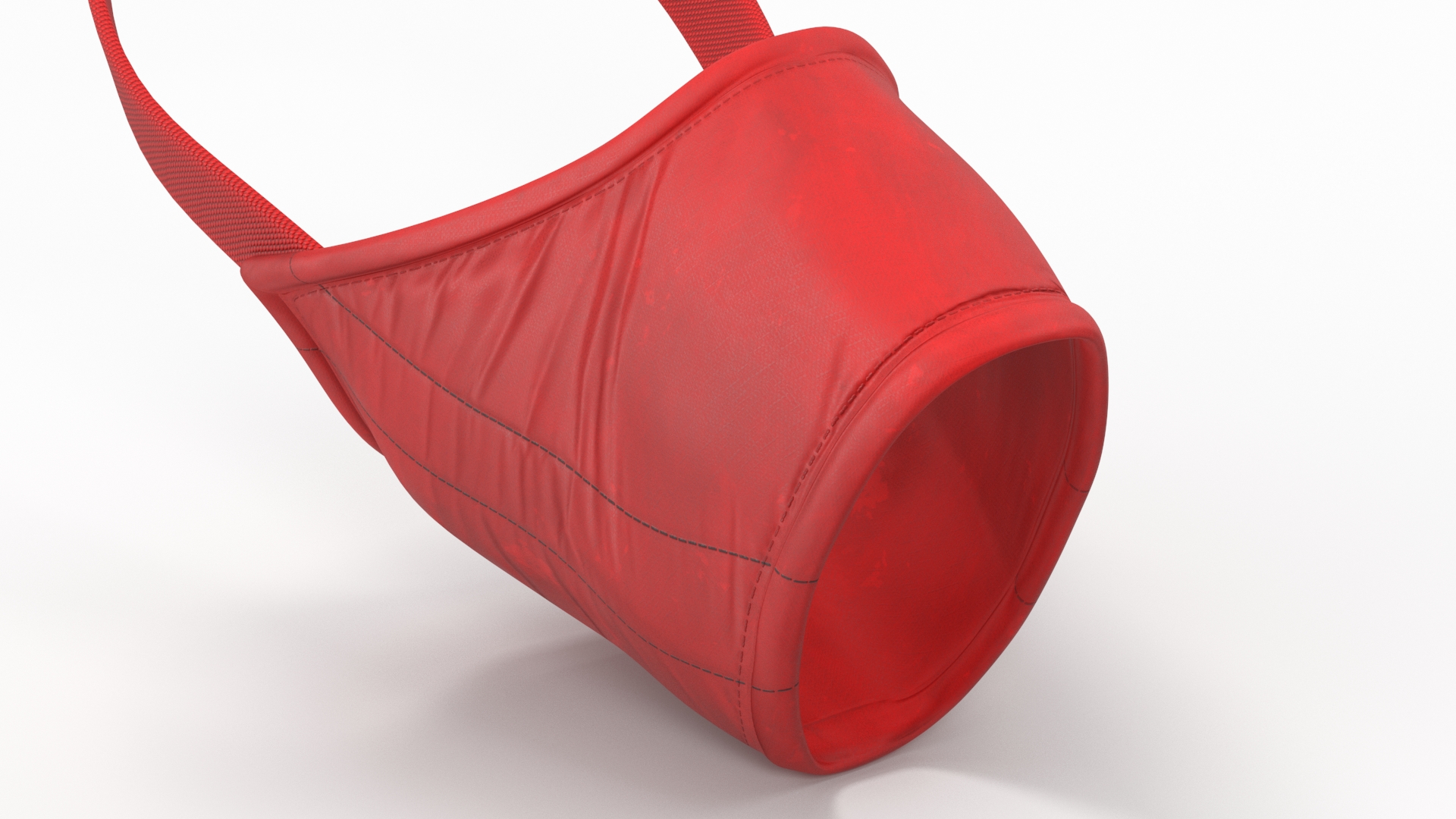 3D model Nylon Dog Muzzle Red