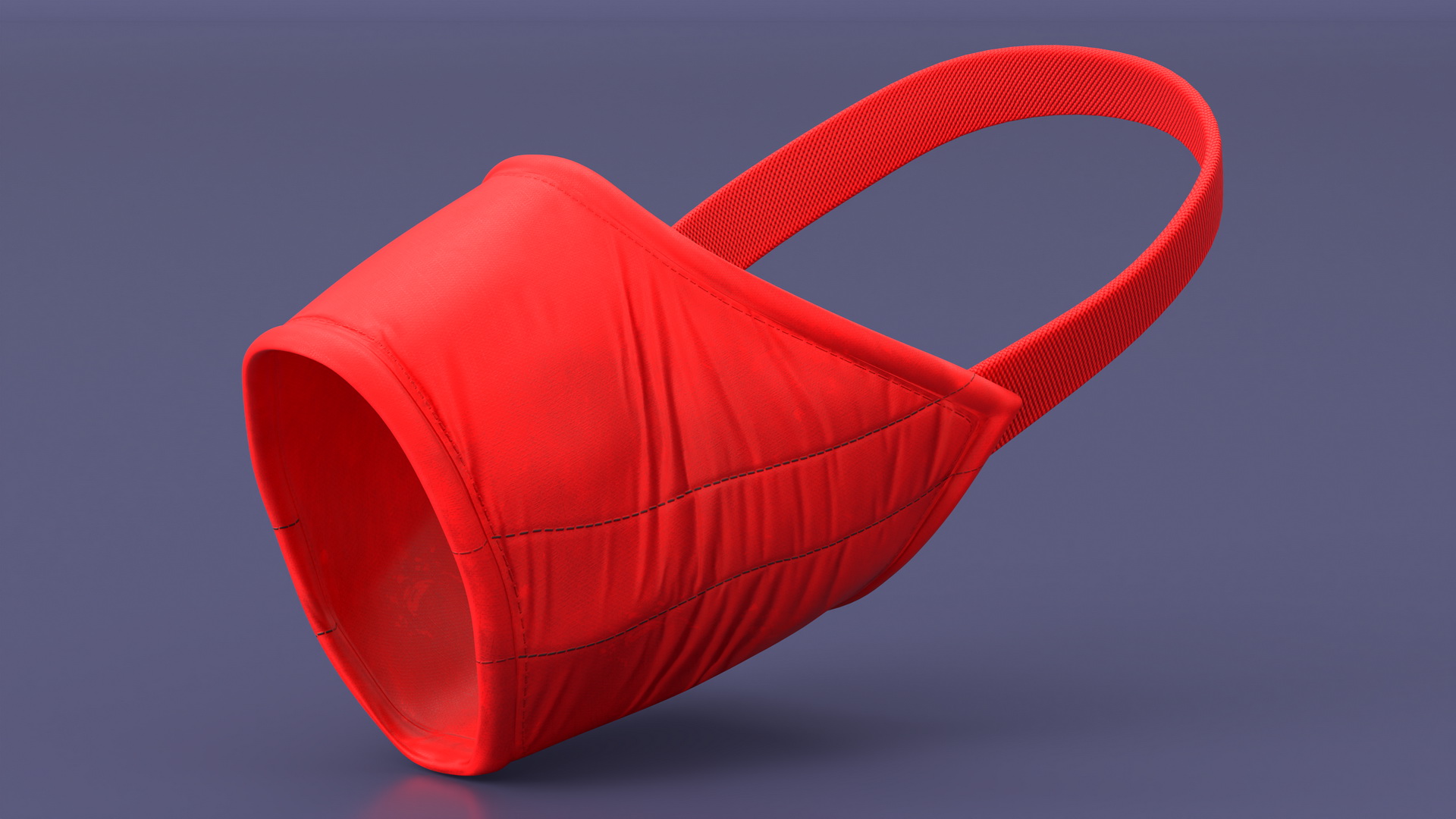 3D model Nylon Dog Muzzle Red