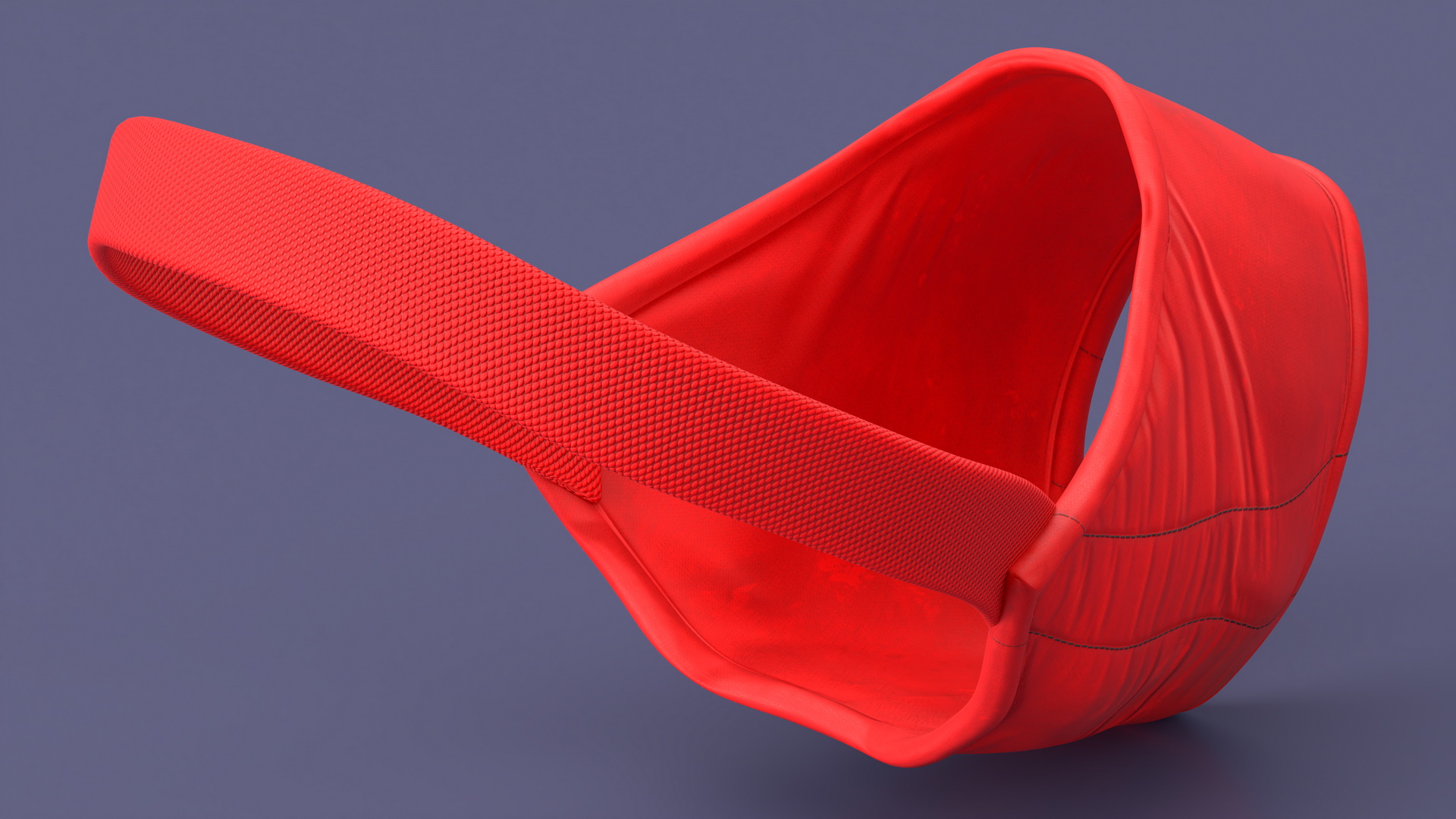 3D model Nylon Dog Muzzle Red