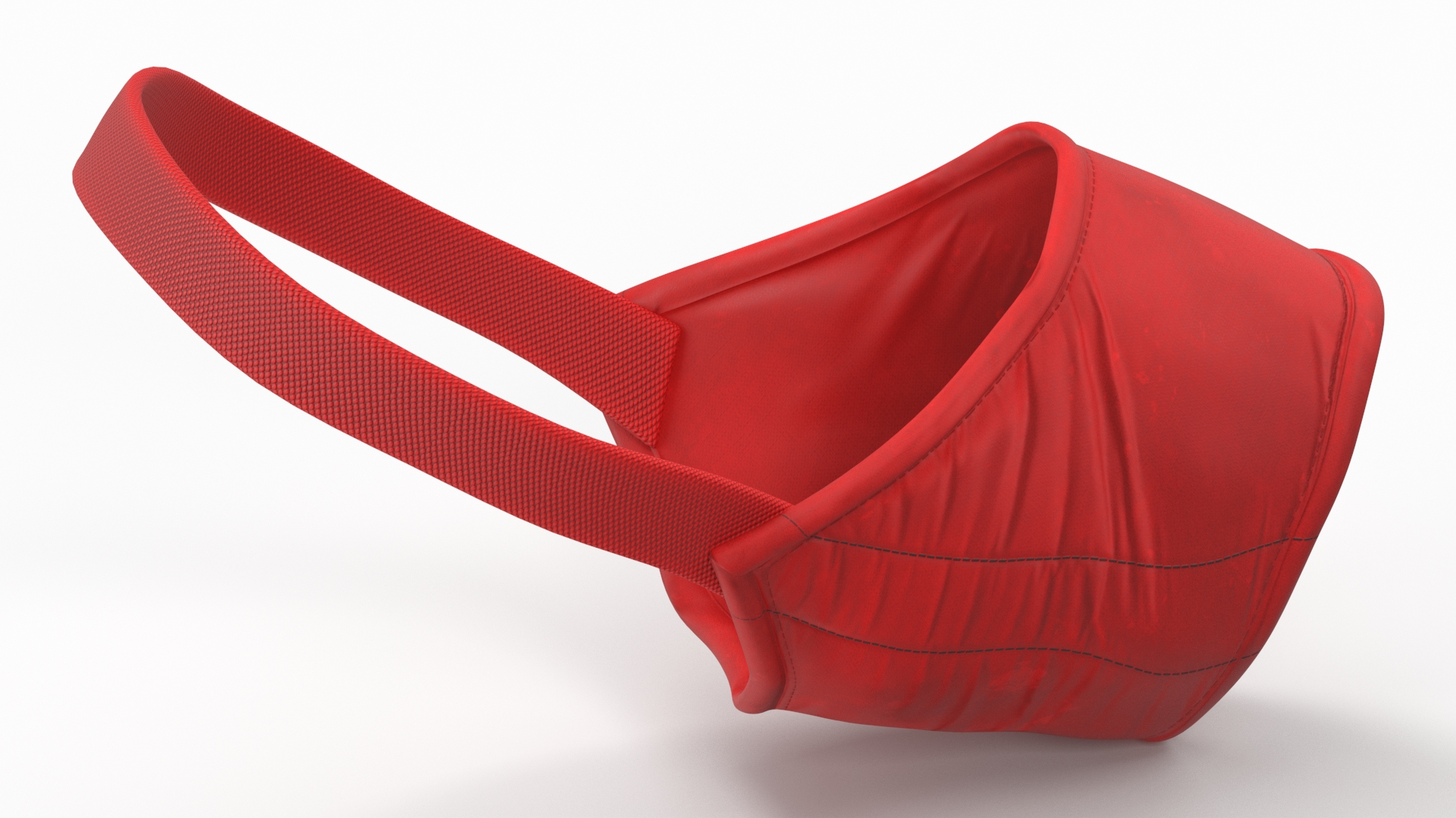 3D model Nylon Dog Muzzle Red