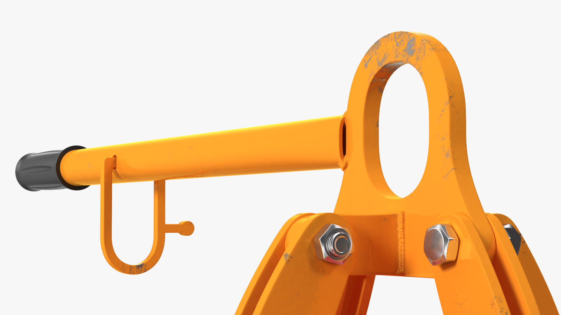 Vertical Drum Lifting Tongs with Barrel 3D model