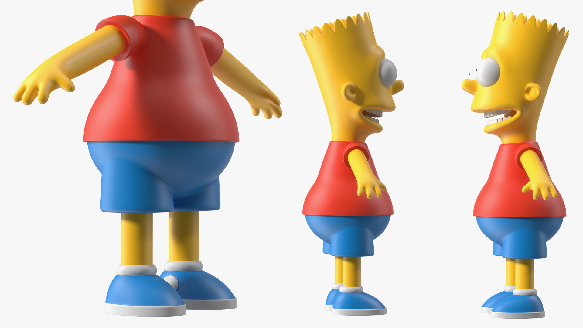 Bart Simpson Character Rigged 3D model