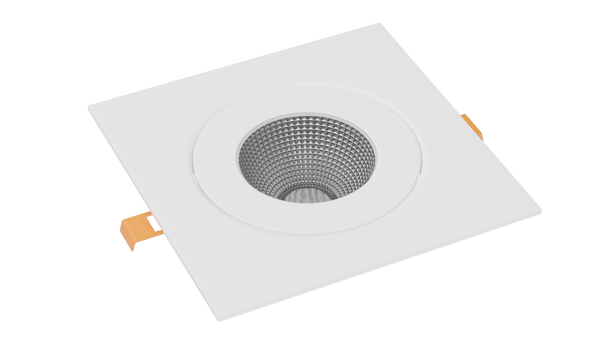 3D model Recessed Modular Ceiling Lamp White