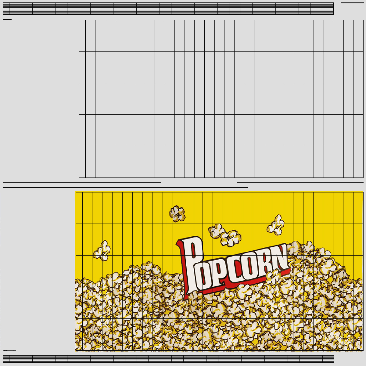 Empty Popcorn Cup 3D