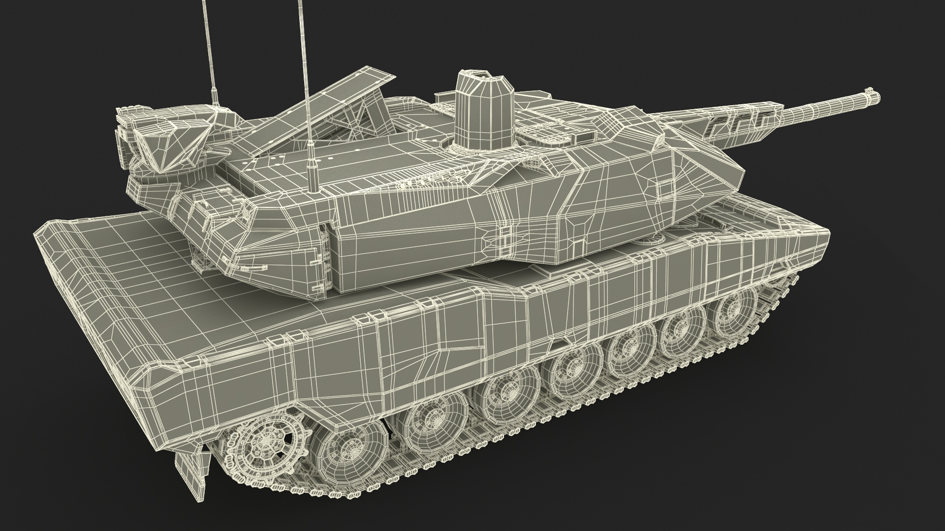 Next Gen German Main Battle Tank 3D