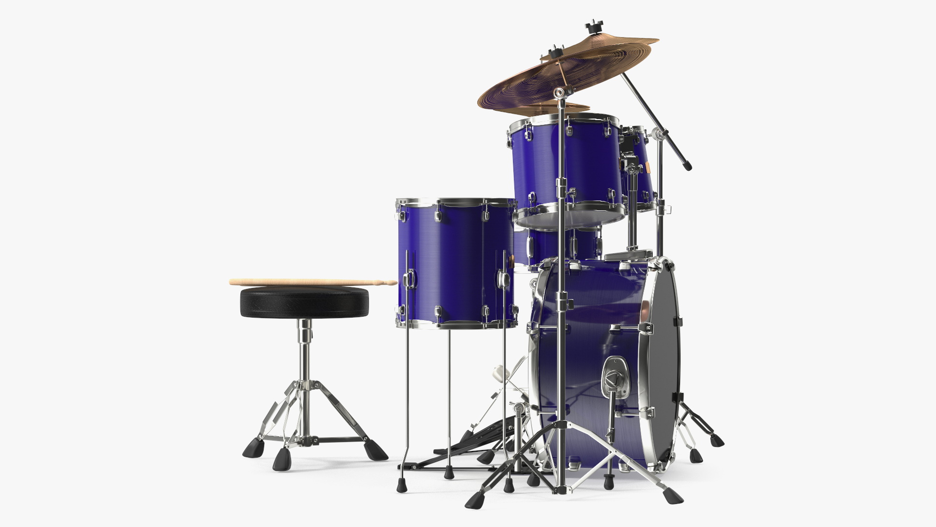 3D Plus 5 Piece Drum Kit