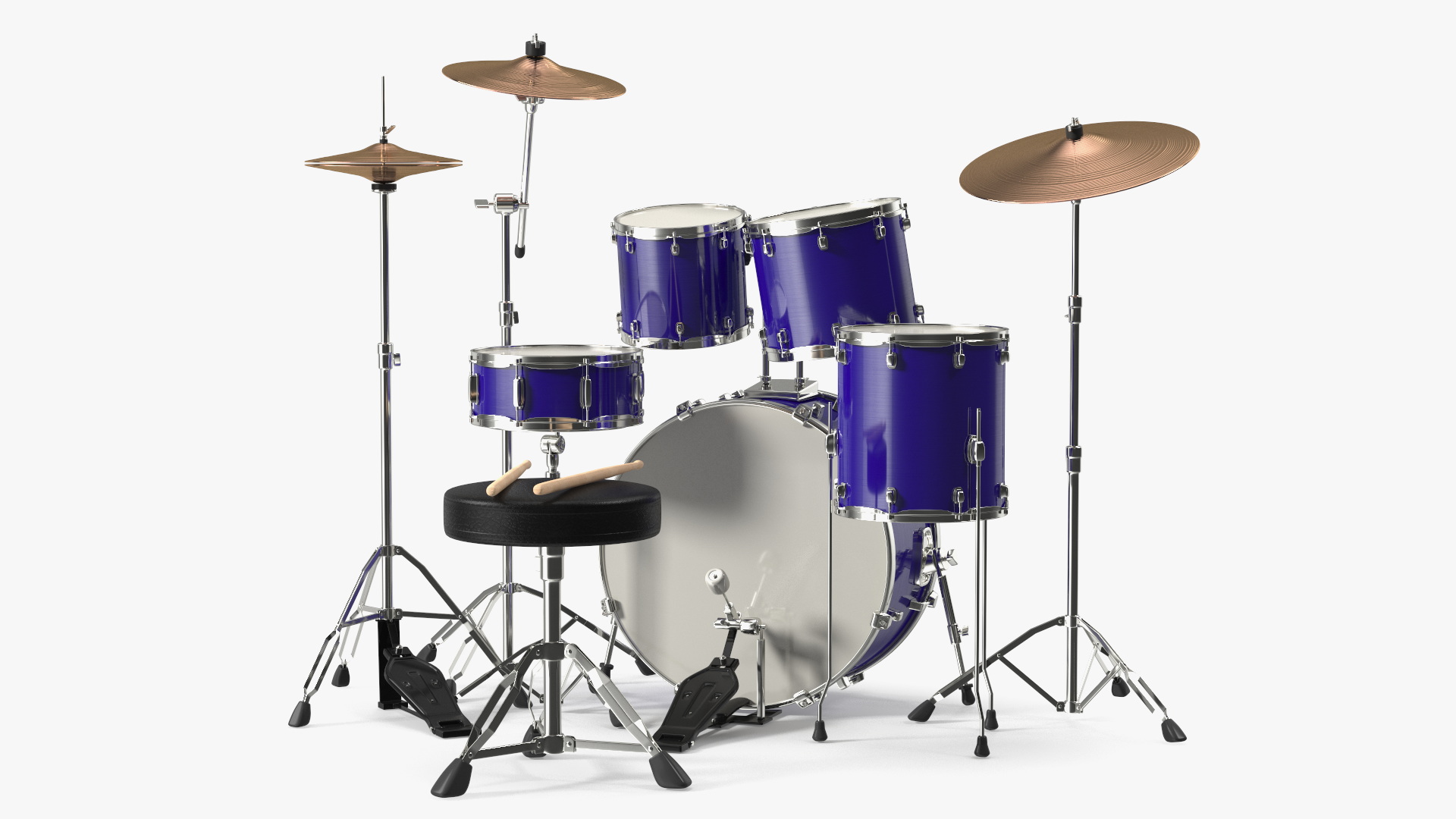 3D Plus 5 Piece Drum Kit