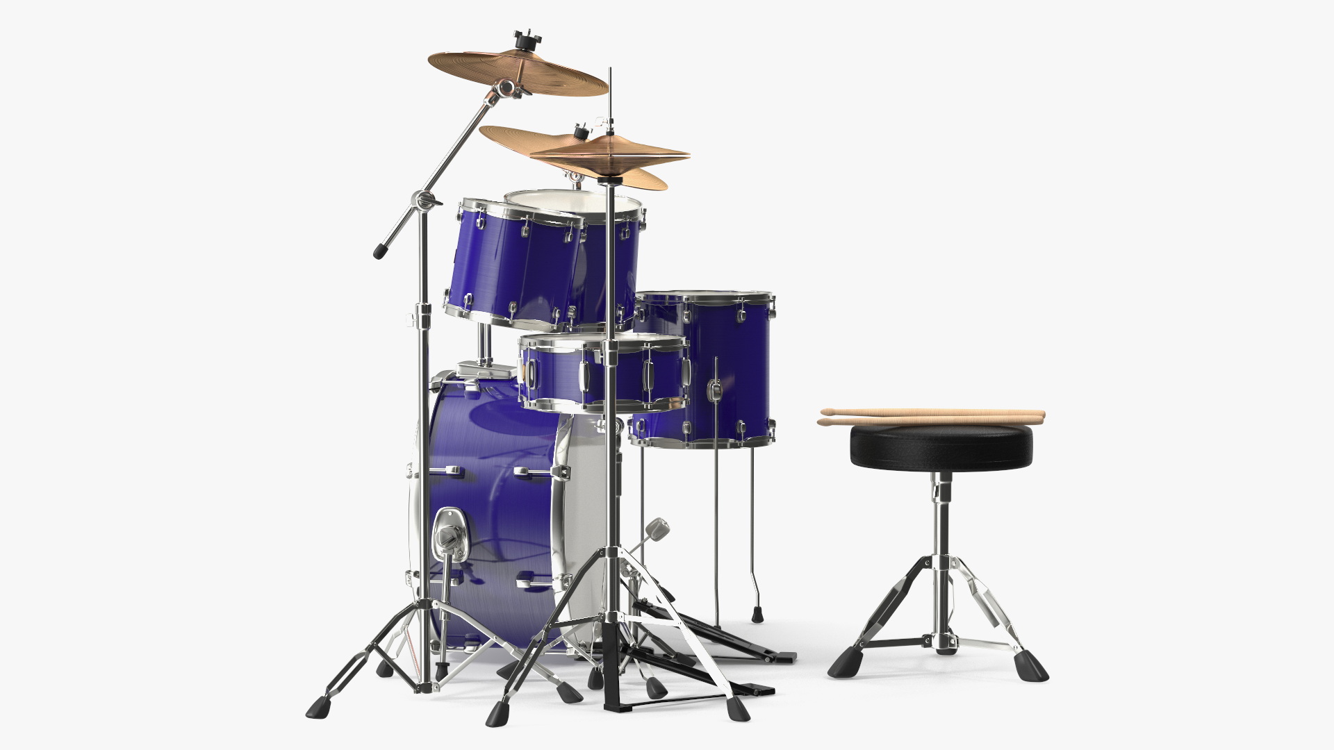 3D Plus 5 Piece Drum Kit