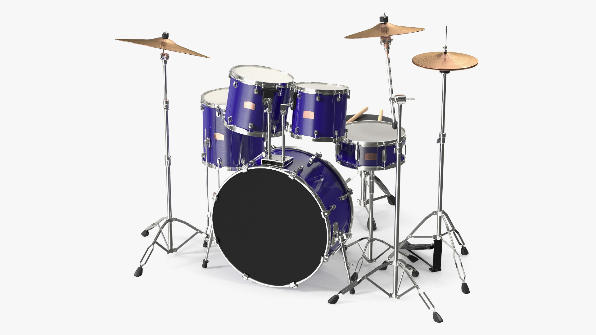 3D Plus 5 Piece Drum Kit