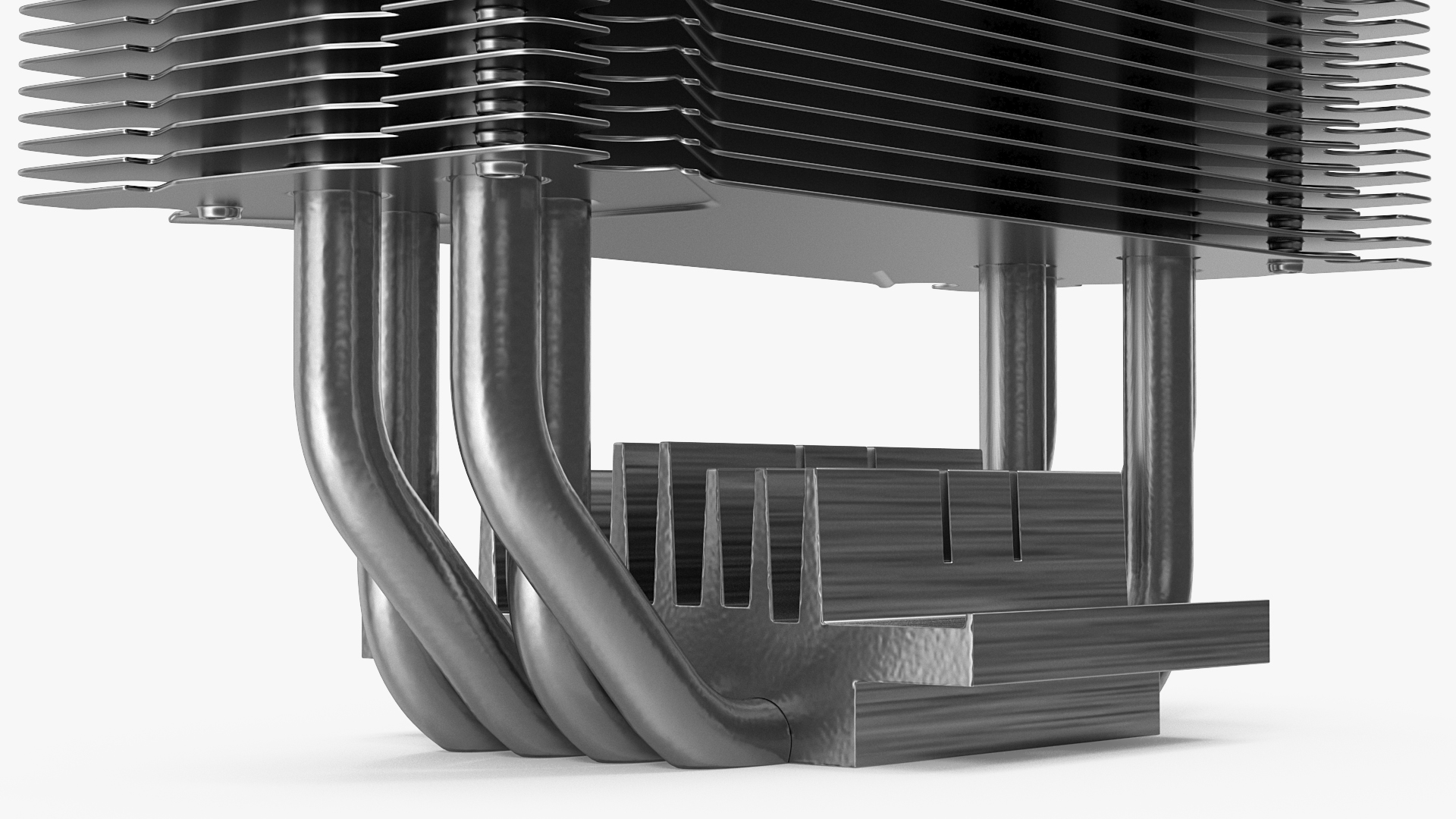 3D Passive CPU Cooler model