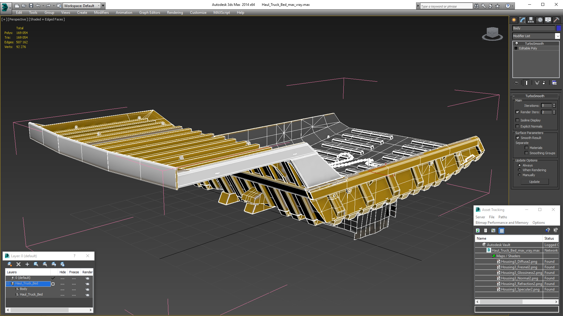 Haul Truck Bed 3D model