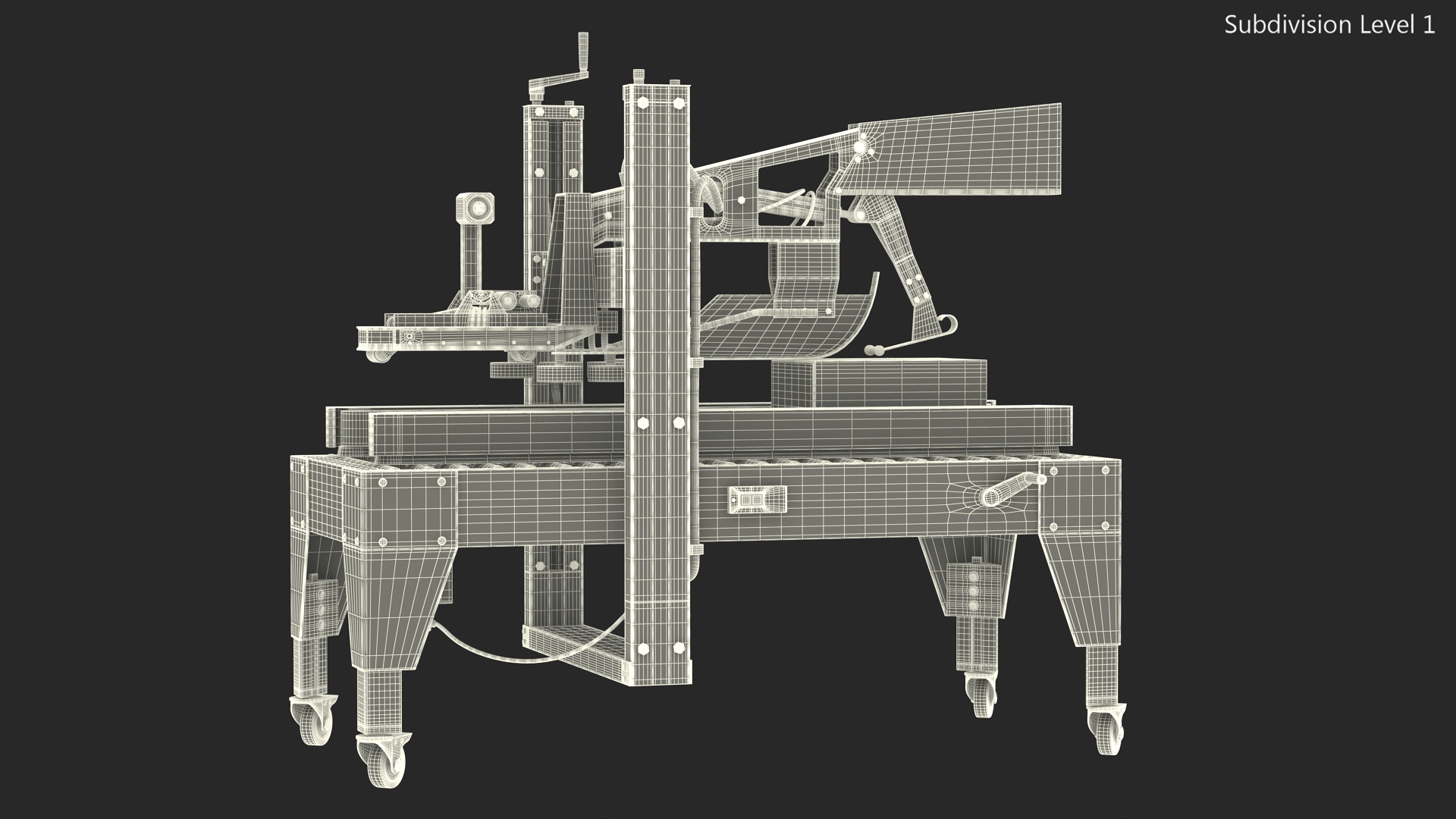 3D Automatic Box Packing Machine Yellow