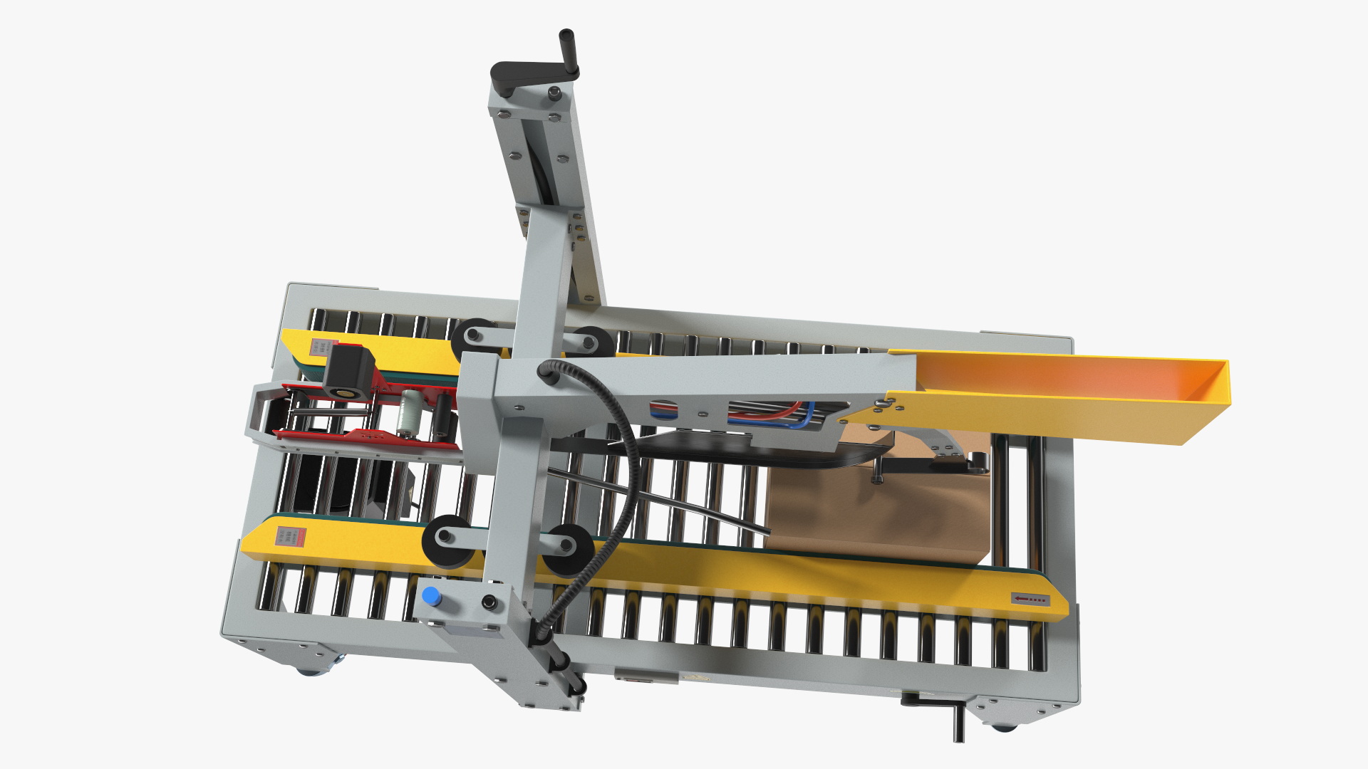 3D Automatic Box Packing Machine Yellow