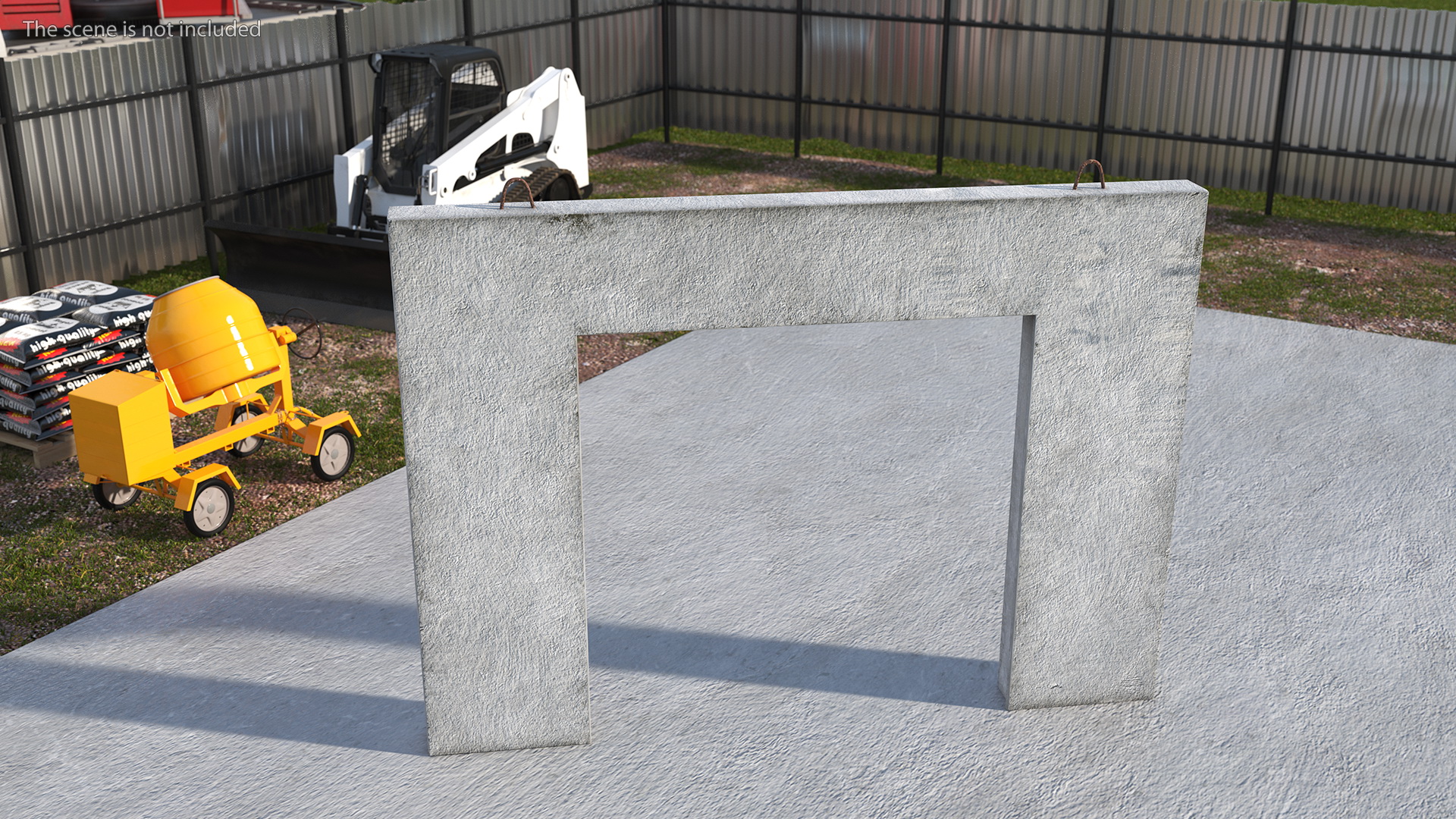 3D Prefabricated Concrete Panel model