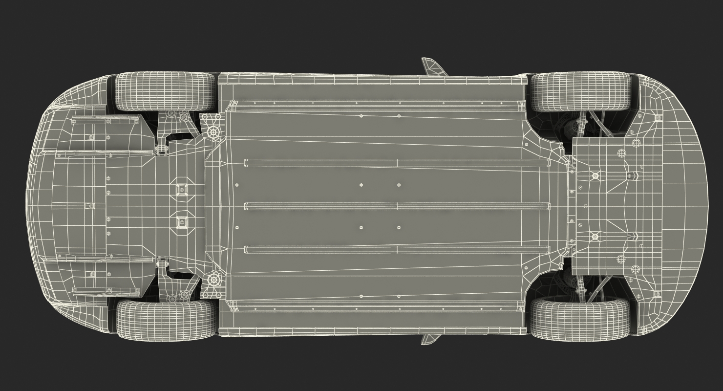 Tesla Model S 75D 2015 Rigged 3D model