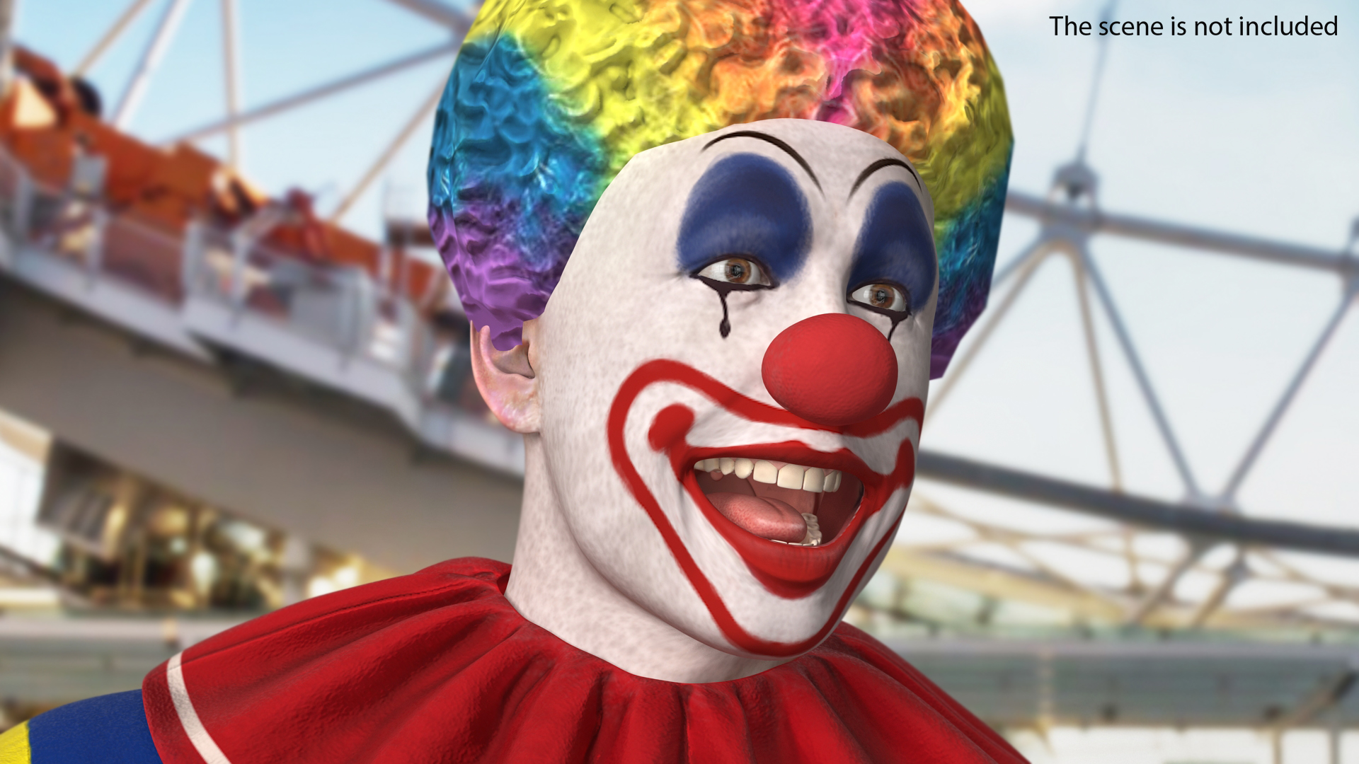 3D model Clown Costume Rigged