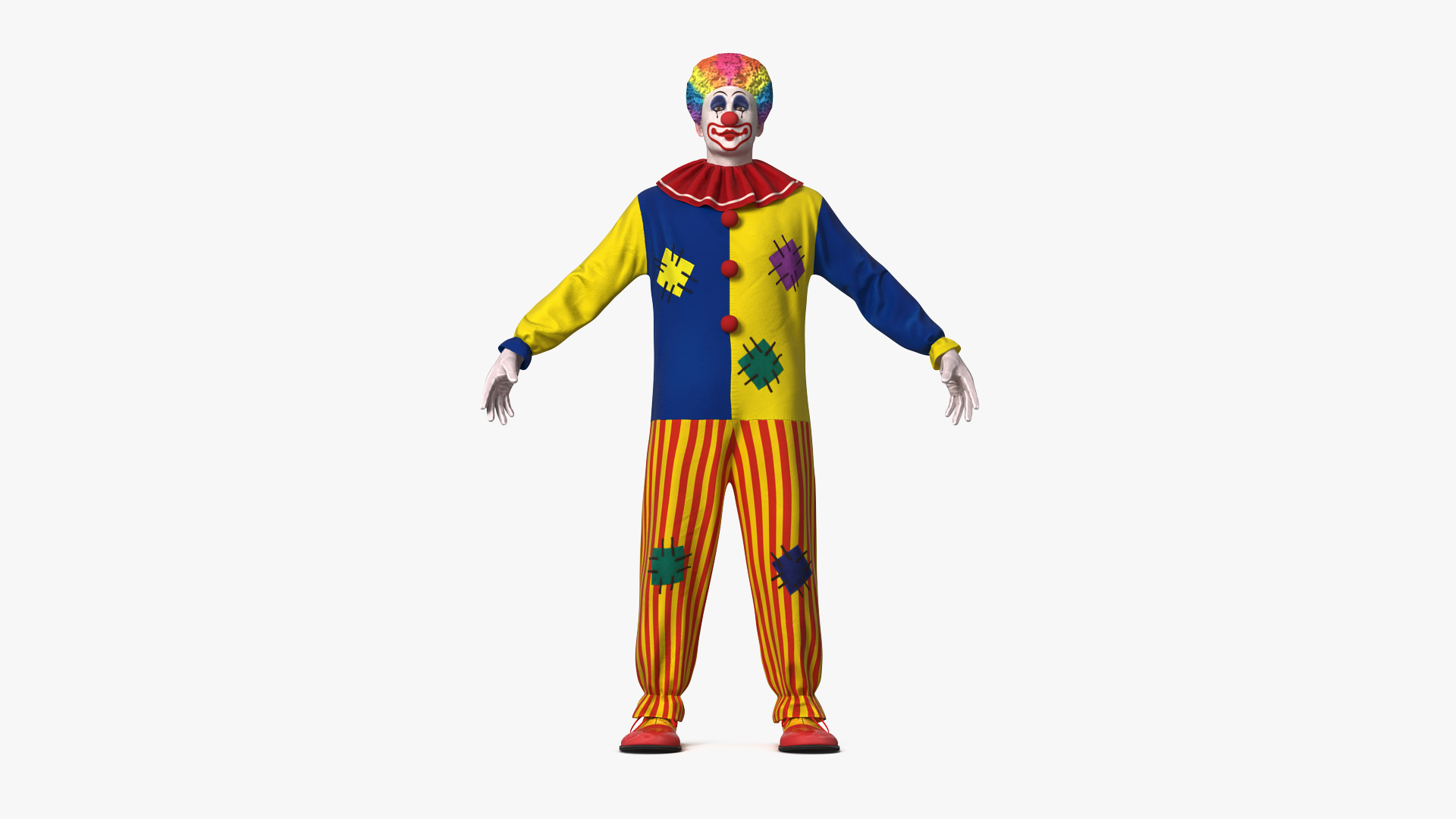 3D model Clown Costume Rigged