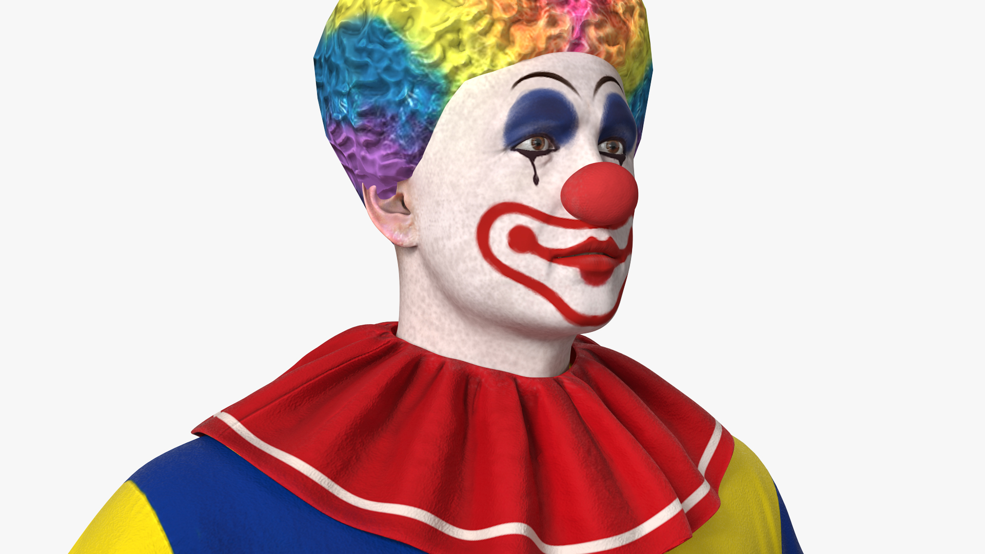 3D model Clown Costume Rigged