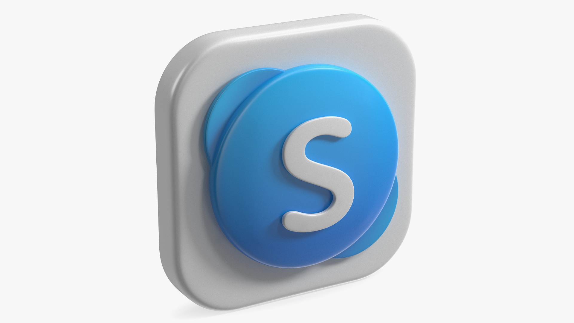 3D model Skype Icon