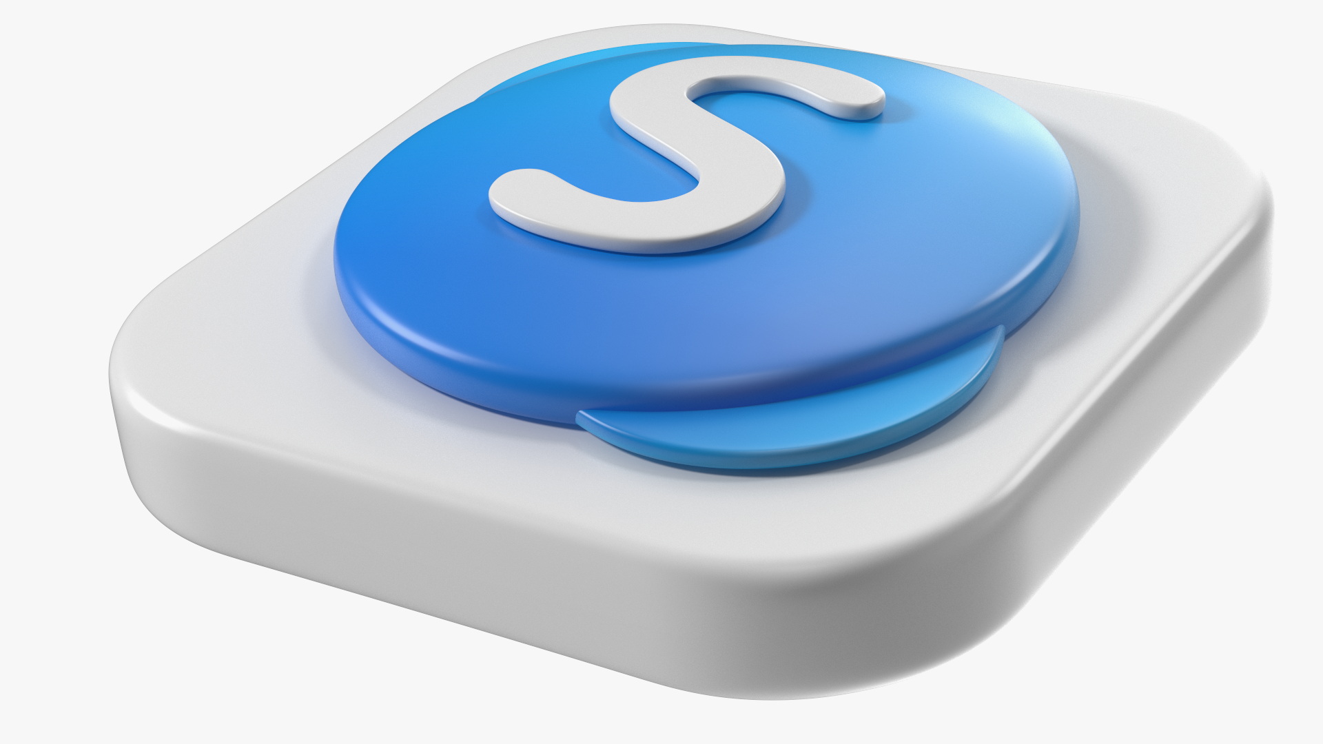 3D model Skype Icon