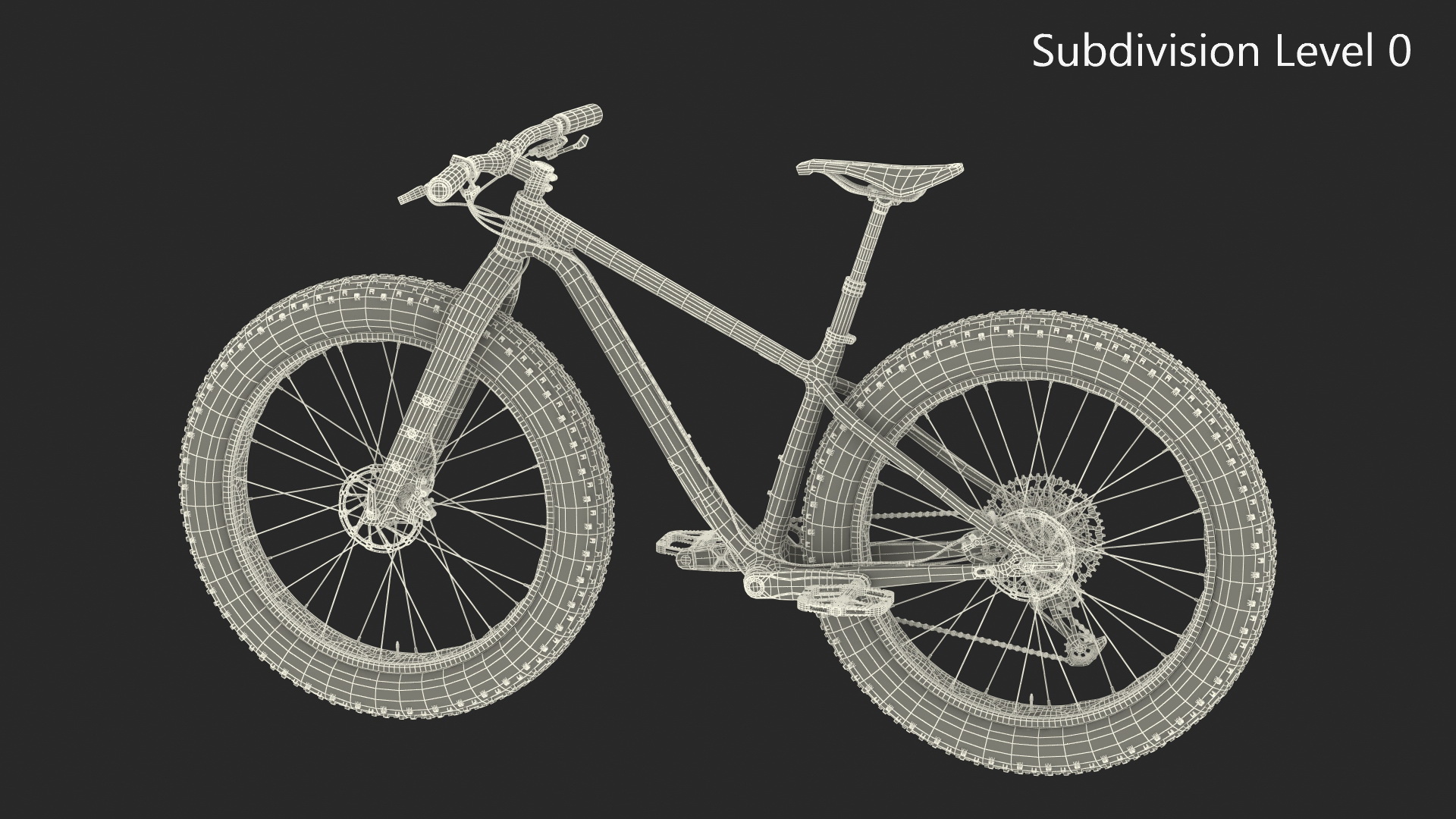 Trek Bike Grey 3D model